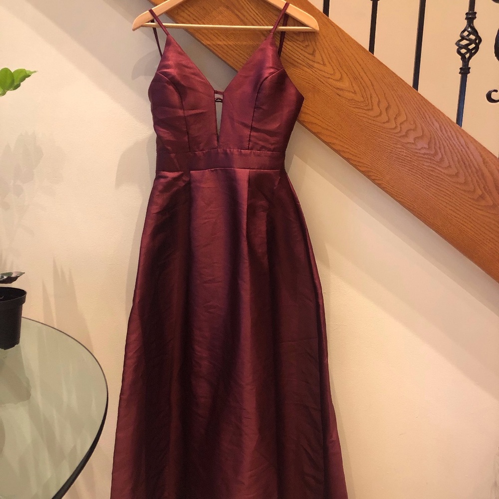 Deep Red Formal Dress; never worn